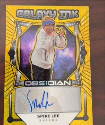 2024-25 Panini Obsidian #GI-LEE Spike Lee Galaxy Ink — front