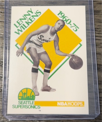 1990-91 NBA Hoops #349 Lenny Wilkens — front