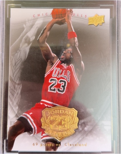 2009-10 Upper Deck Jordan Legacy #21 Michael Jordan 69 Points vs Cleveland — front