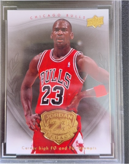 2009-10 Upper Deck Michael Jordan Legacy Collection Hall of Fame Edition #21 — front