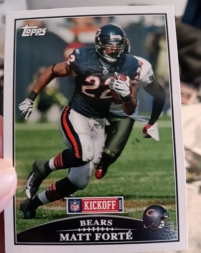 2009 Topps Kickoff Matt Forté Chicago Bears — front