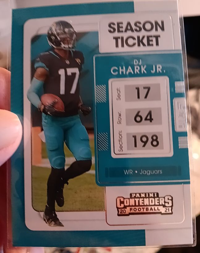 2021 Panini Contenders #44 DJ Chark Jr. — front