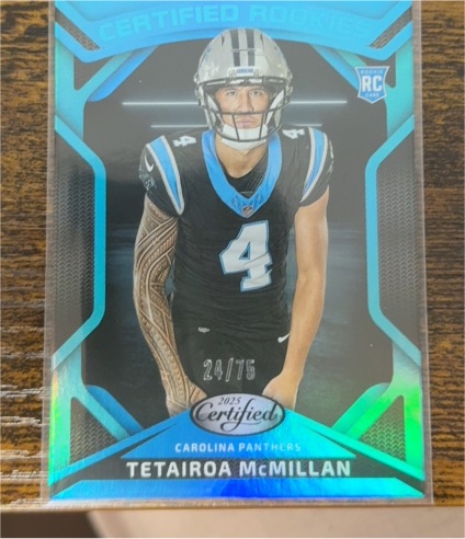 2025 Panini Certified #CRK-TMN Tetairoa McMillan — front