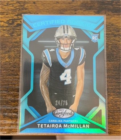 2025 Panini Certified #CRK-TMN Tetairoa McMillan — front