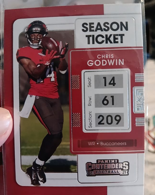 2021 Panini Contenders #94 Chris Godwin — front