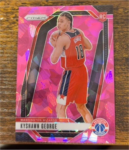 2024-25 Panini Prizm #257 Kyshawn George — front