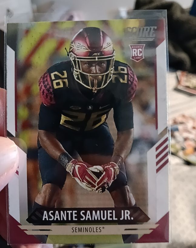 2021 Panini Score #376 Asante Samuel Jr. RC — front