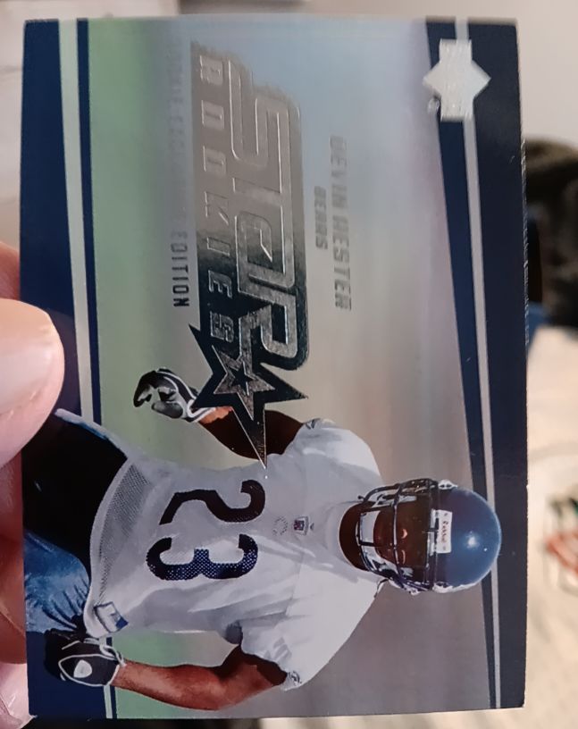 2006 Upper Deck #244 Devin Hester Rookie Exclusive Edition Star Rookies — front