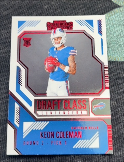 2024 Panini Contenders Draft Class Contenders #17 Keon Coleman — front