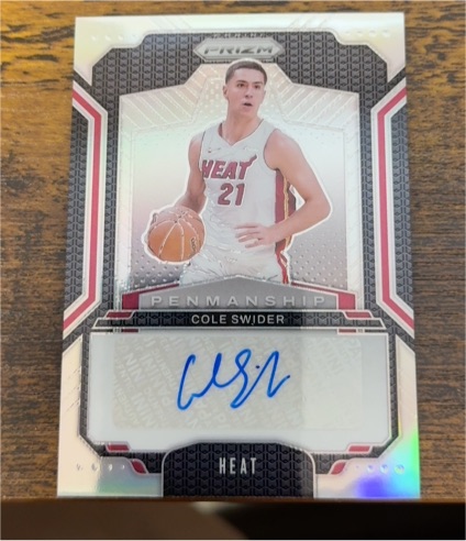 2024-25 Panini Prizm #PNM-CSH Cole Swider — front
