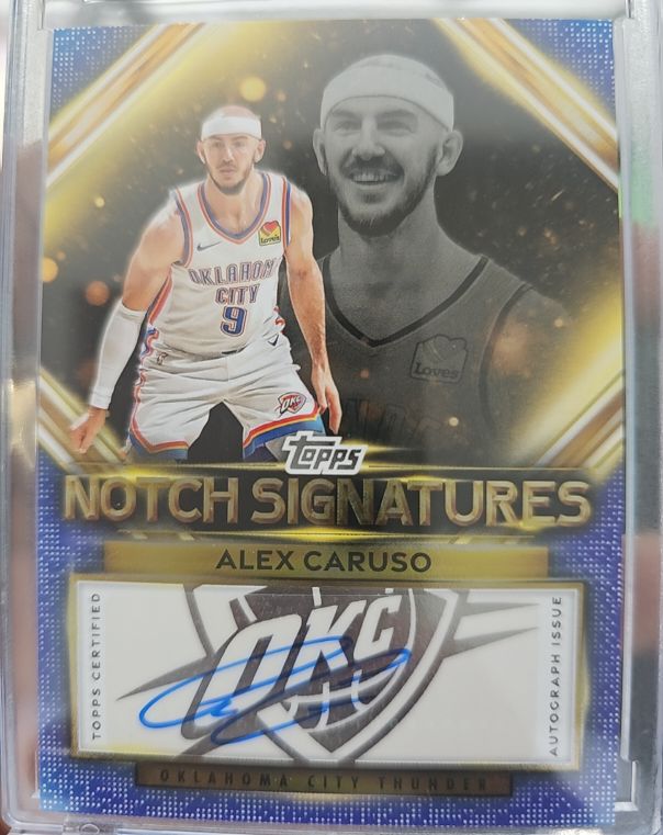 2025-26 Topps Notch Signatures #TNS-AC Alex Caruso — front