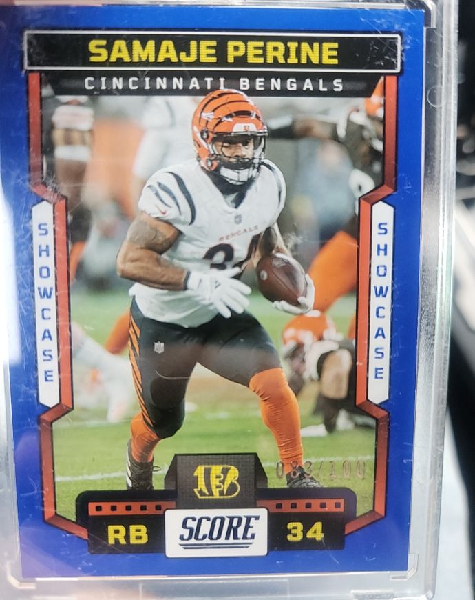 2023 Panini Score #201 Samaje Perine — front