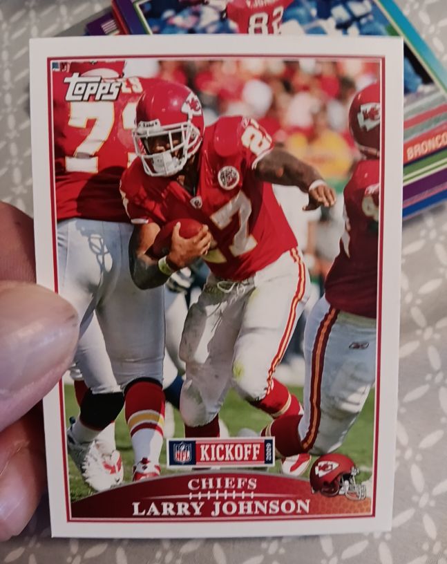 2009 Topps Kickoff #53 Larry Johnson — front