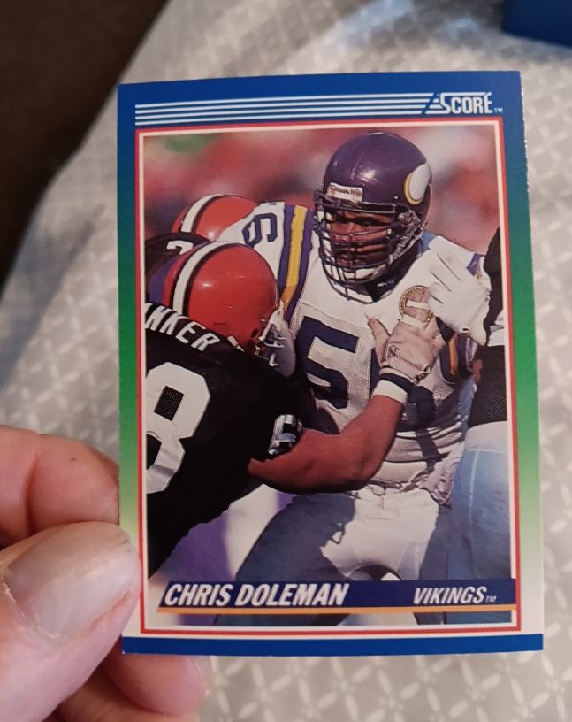 1990 Score #56 Chris Doleman — front