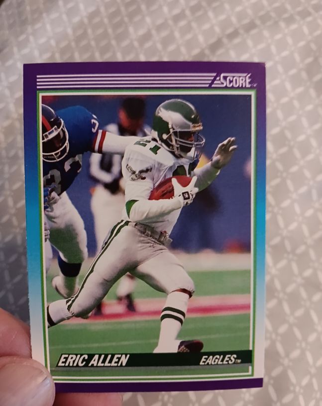 1990 Score #121 Eric Allen — front