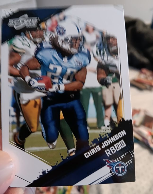 2009 Score #283 Chris Johnson — front