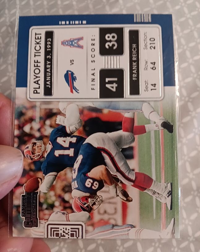 2021 Panini Contenders Playoff Tickets #PLT-FRE Frank Reich — front