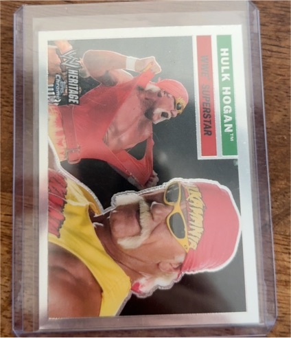 2006 Topps Chrome Heritage WWE #12 Hulk Hogan — front