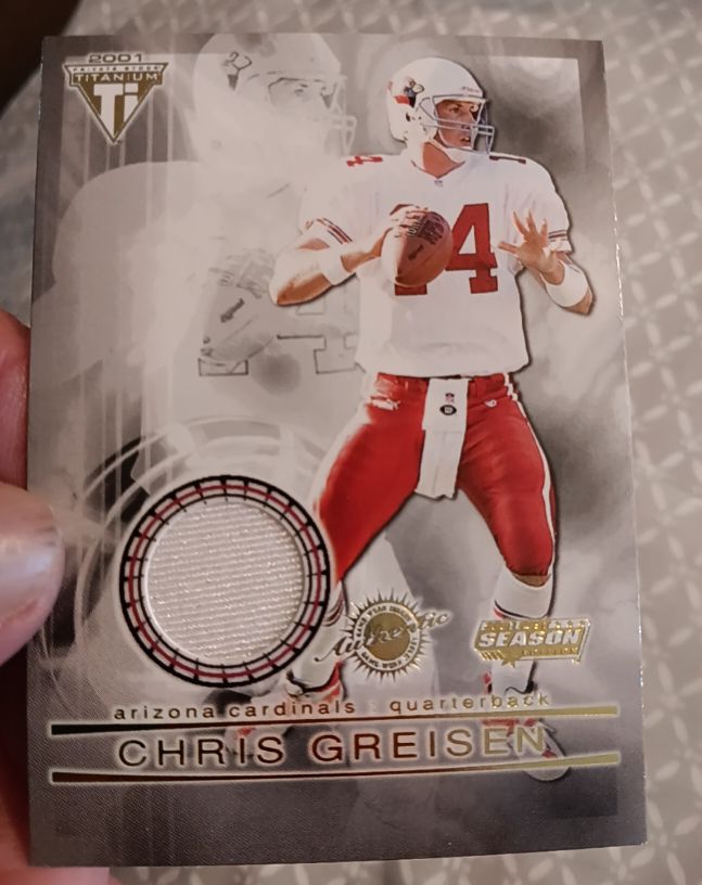 2001 Pacific Private Stock Titanium #43 Chris Greisen — front