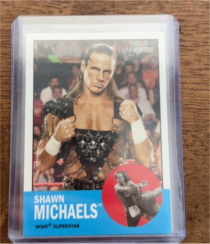 2006 Topps Heritage WWE #27 Shawn Michaels — front