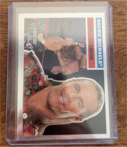 2005 Topps Heritage WWE #27 Shawn Michaels — front