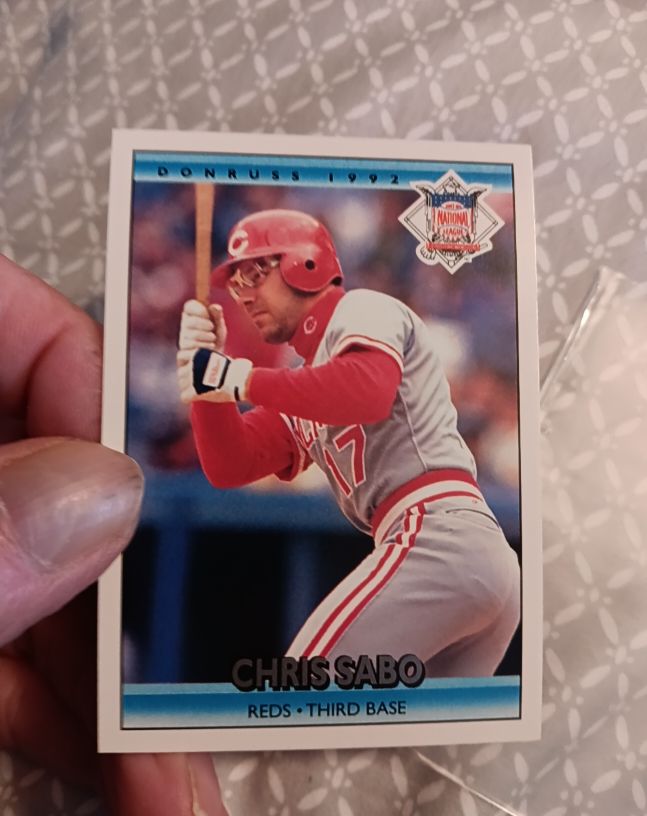 1992 Donruss #424 Chris Sabo — front