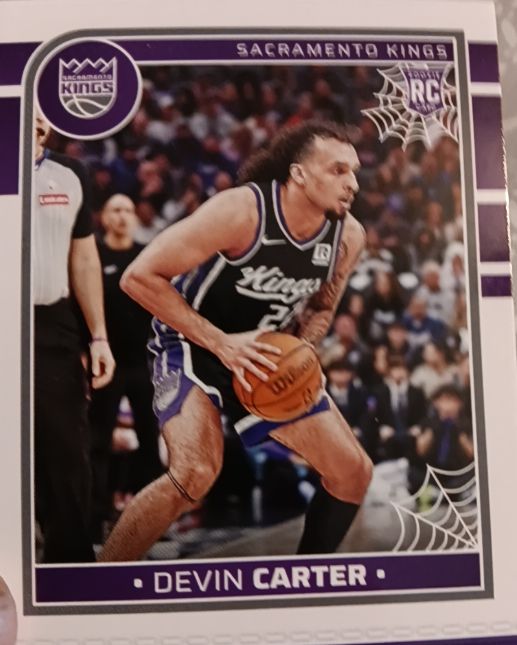 2024-25 Panini Haunted Hoops #239 Devin Carter — front