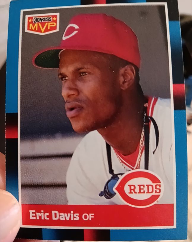 1988 Donruss MVP #BC-2 Eric Davis — front