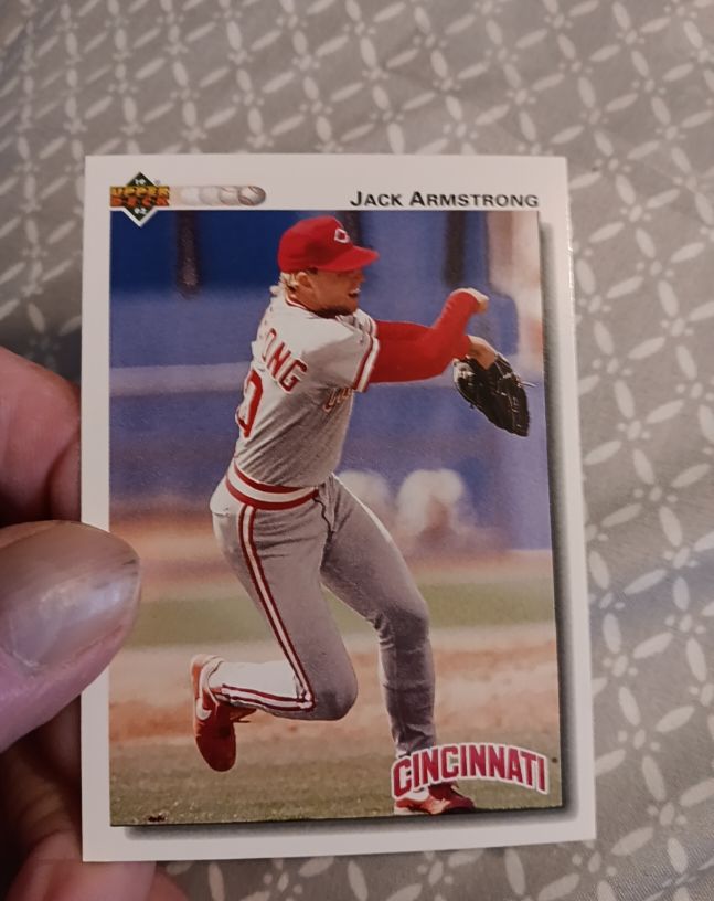 1992 Upper Deck #296 Jack Armstrong — front
