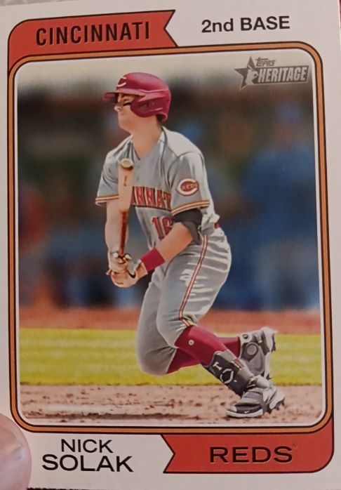 2023 Topps Heritage #396 Nick Solak — front