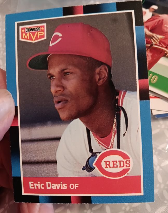 1988 Donruss #BC-2 Eric Davis — front