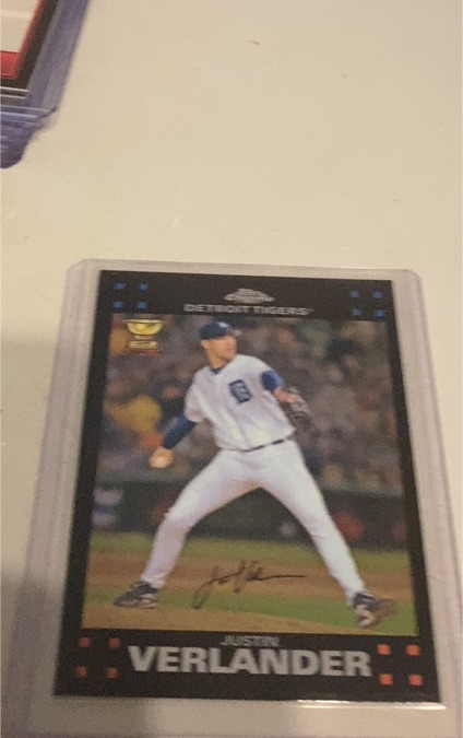 2007 Topps #160 Justin Verlander — front