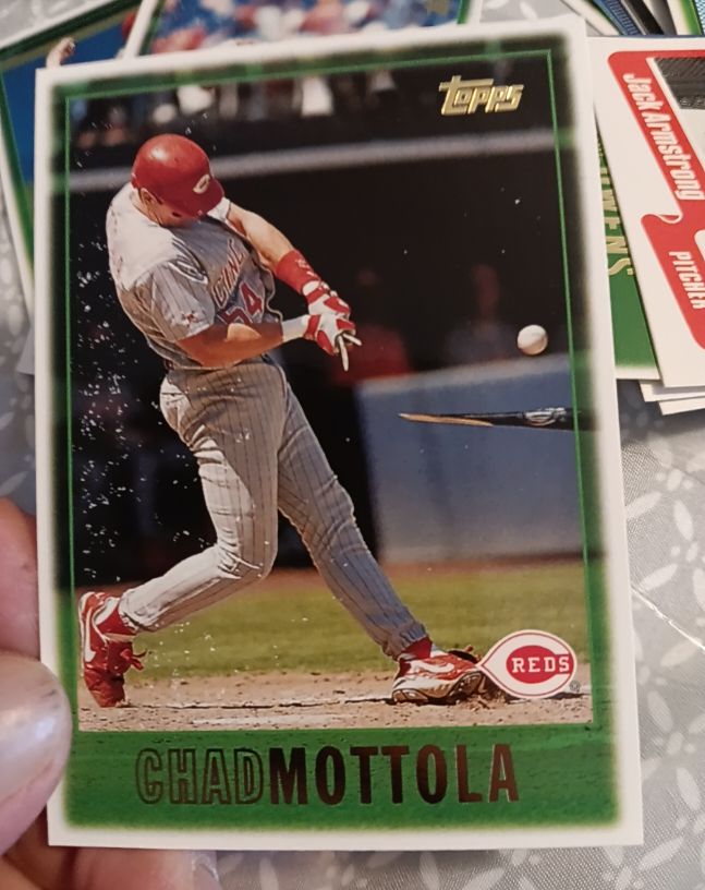 1997 Topps #358 Chad Mottola Cincinnati Reds — front