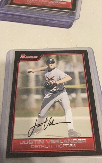 2006 Bowman #34 Justin Verlander — front