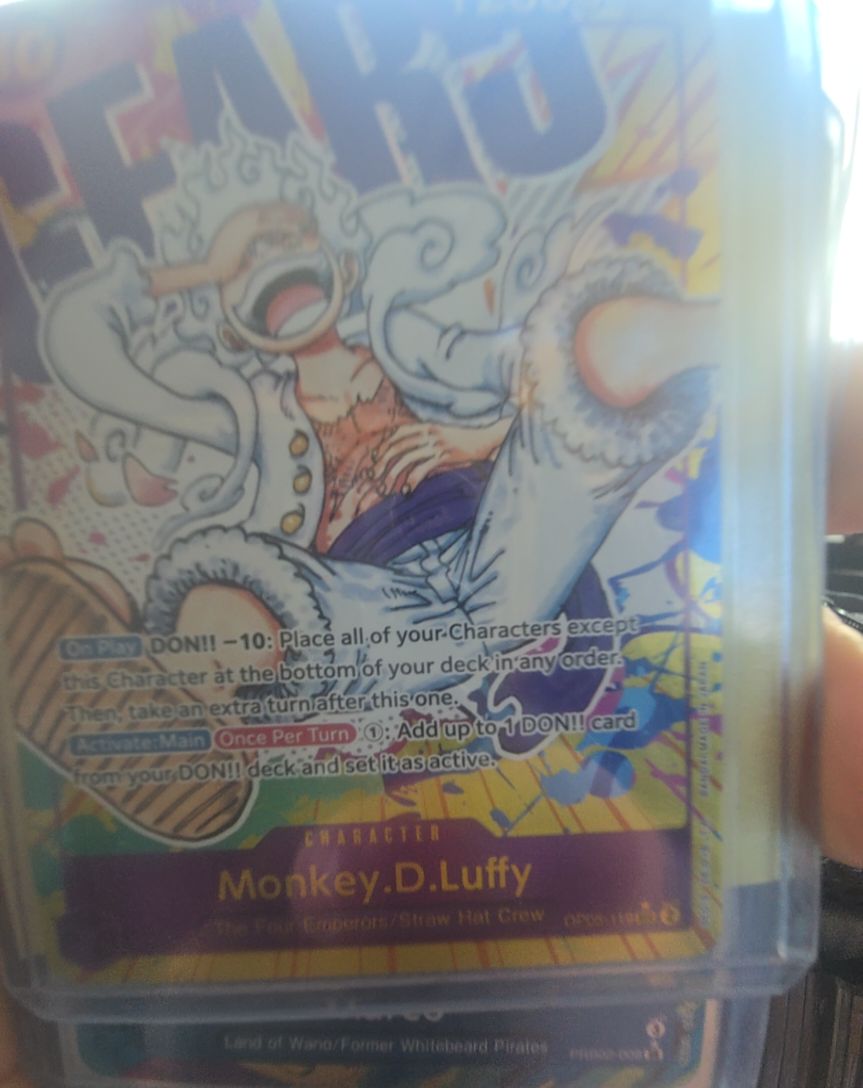 2023 One Piece Card Game OP05-119 Monkey D. Luffy — front