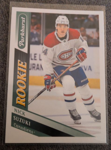 2019-20 Parkhurst #312 Nick Suzuki — front