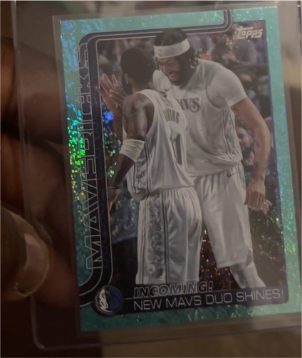2025-26 Topps #296 Incoming! New Mavs Duo Shines! — front