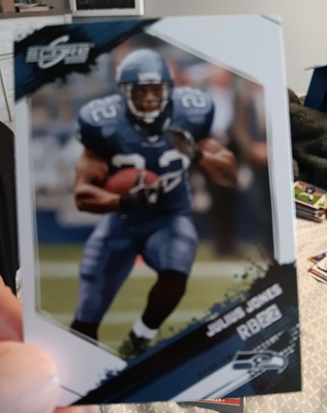 2009 Score #282 Julius Jones — front