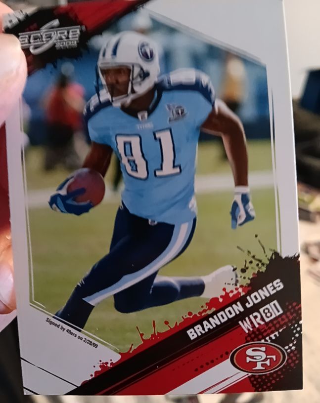 2009 Score #81 Brandon Jones — front