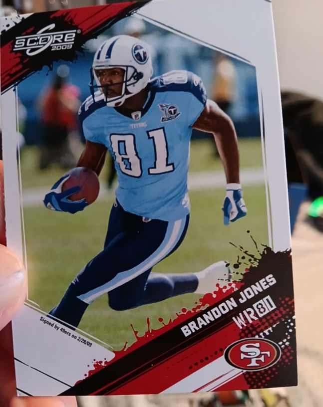 2009 Score #246 Brandon Jones — front