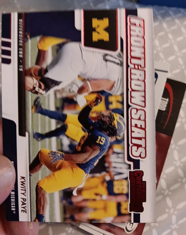 2021 Panini Contenders Draft Picks Front-Row Seats #36 Kwity Paye — front
