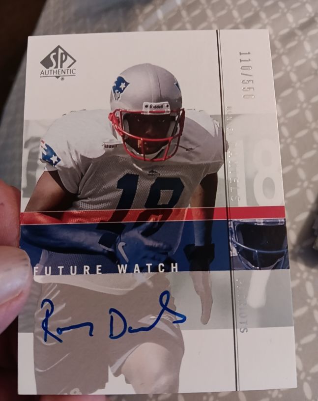 2001 SP Authentic #144 Ronney Daniels — front
