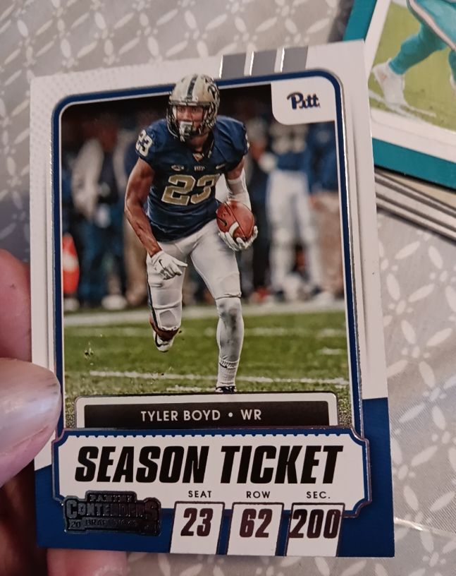 2021 Panini Contenders Draft Picks #91 Tyler Boyd — front