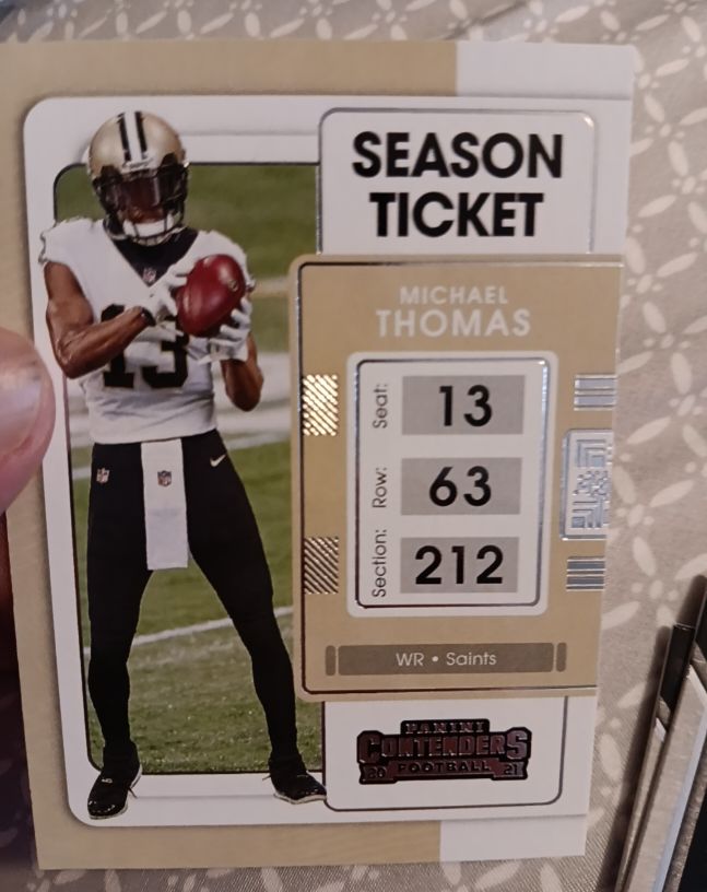 2021 Panini Contenders #70 Michael Thomas — front