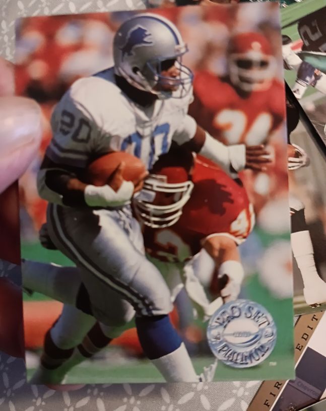 1991 Pro Set Platinum #33 Barry Sanders — front