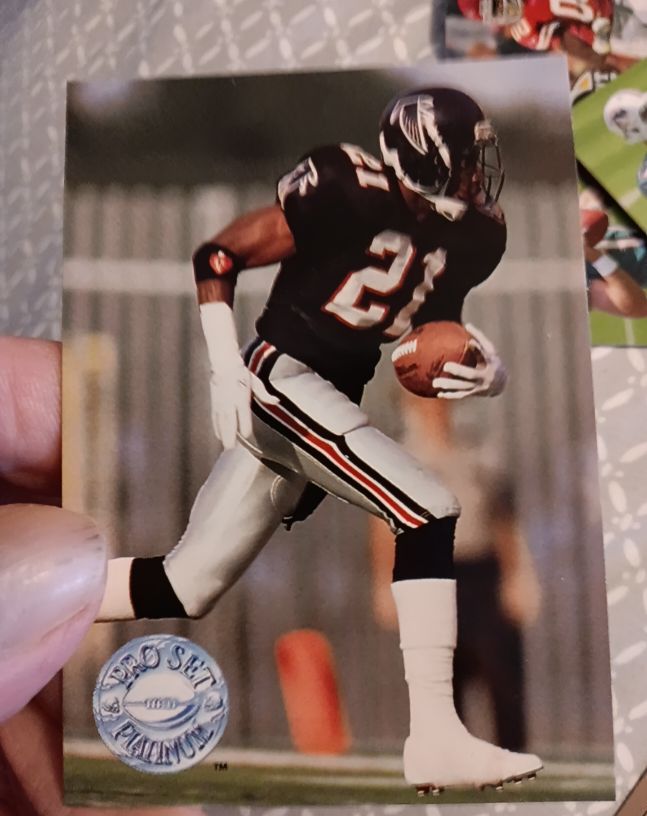 1991 Pro Set Platinum #141 Deion Sanders — front