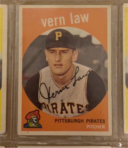 1959 Topps #12 Vern Law — front