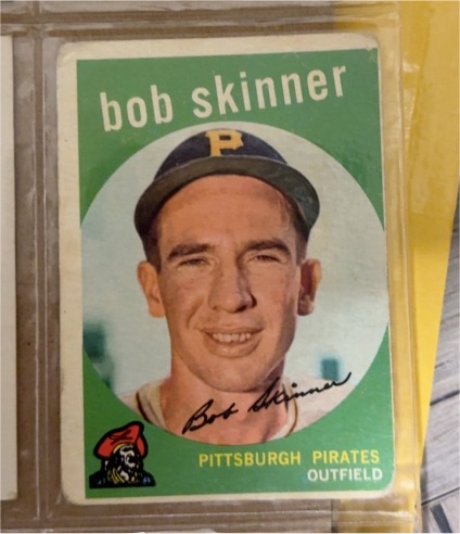 1959 Topps #320 Bob Skinner — front