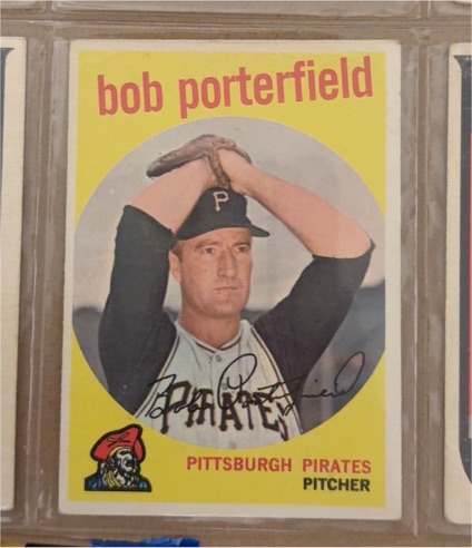 1959 Topps #181 Bob Porterfield — front