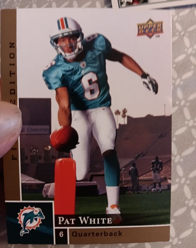 2009 Upper Deck First Edition #303 Pat White — front